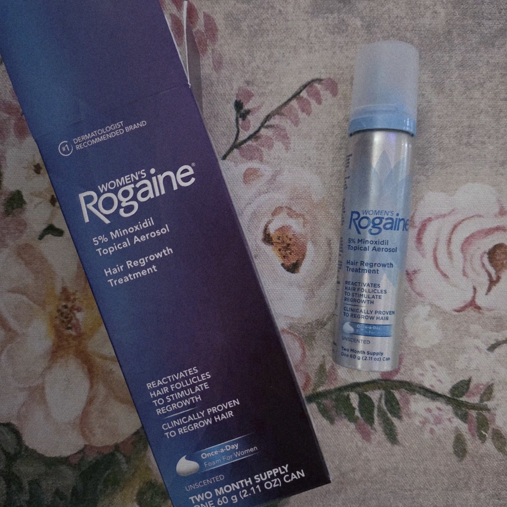 Womens ROGAINE 5% Minoxidil Unscented Foam | 2 Month Supply | BNWT